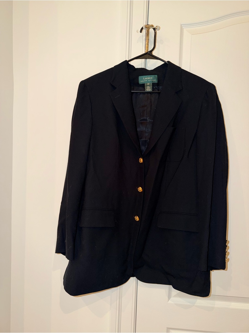 Ralph Lauren Black Blazer with Green Label